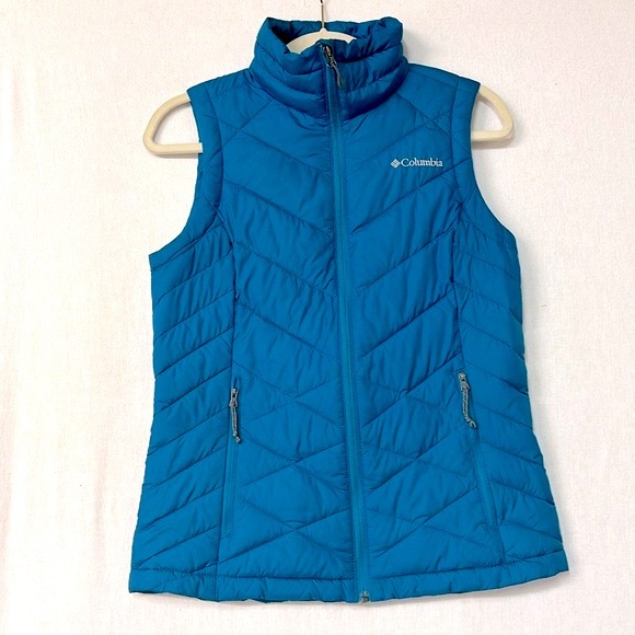 Columbia Heavenly Omni-Heat Vest in Teal. Sz S - Picture 2 of 14